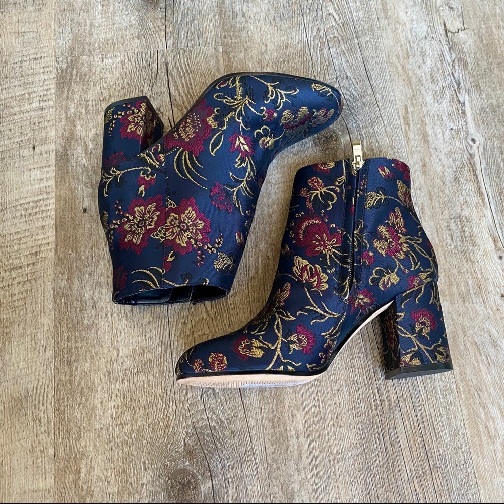 Antonio Melani Breeah Floral Jacquard Ankle Boots